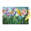Mozaïek - Veld - Tulpen - Kleurrijk Placemat vinyl groot -zzzproduct_Kitchenyeah-website