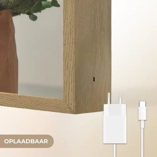 Papieren - Boodschappen - Groente - Kleurrijk Light Box met batterij (Wandlamp) middel -USP_websiteoplaadbaarNL