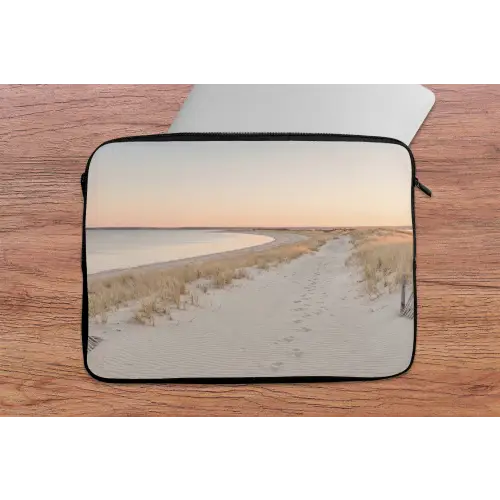 Kustlijn - Horizon - Hek laptophoes neopreen klein -tafel