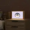 Pinguïn - Paars - Schattig Light Box met kabel klein -sfeer1_kind