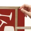 Wijnglazen - Silhouetten - Wit Light Box met batterij (Wandlamp) middel -USP_websiteprintNL