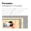 Vinylplaat - Zwart - Verfspatten - Retro Muismat XXL klein -sfeer5
