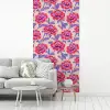 Bloemen - Patroon - Meerkleurig fotobehang vinyl groot 64 -woonkamer