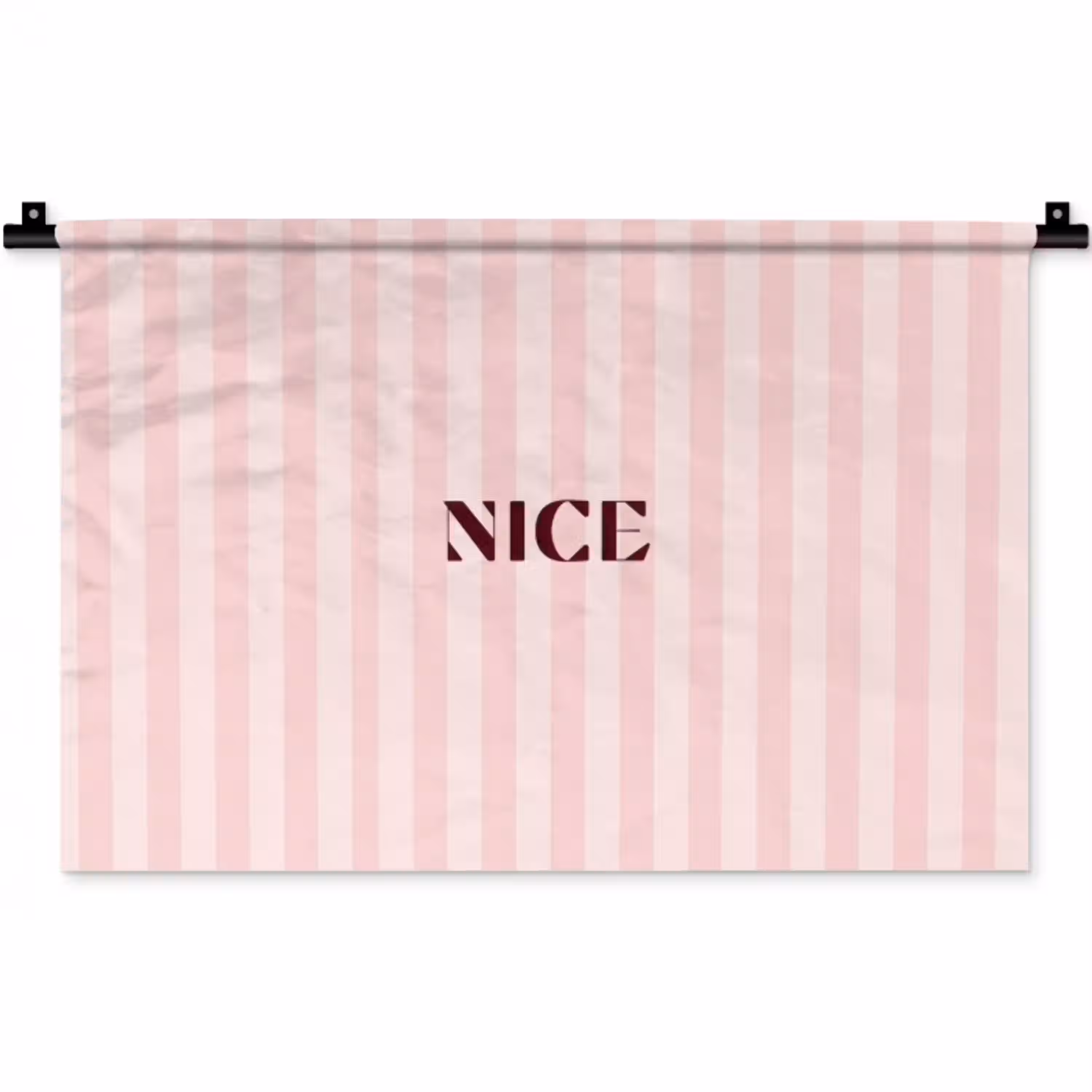 Nice - Strepen - Roze Wandkleed katoen klein -zz3d