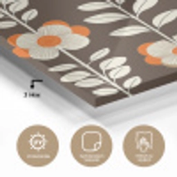 Bloemen - Retro - Bruin plexiglas 5mm klein 11 -wsfeer2_DE