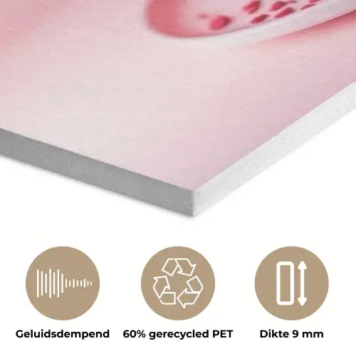 Taart - Hart - Roze PET vilt klein -closeup_NL