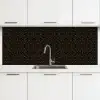 Goud - Zwart - Diamant keuken achterwand 2 middel 871 -3d