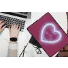 I liked it so it's mine - Neon hart - Roze laptophoes neopreen klein -bureau