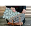 Patroon - Symmetrisch - Blauw laptophoes neopreen klein 279 -tas
