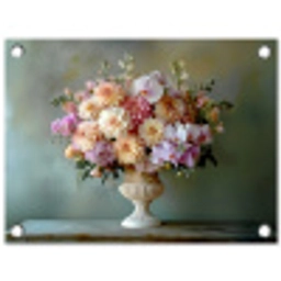 Orchidee - Boeket - Vaas - Bloemen tuinposter los doek klein -3d