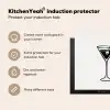 Cocktail - Glas - Olijf - Minimalistisch Inductie beschermer vinyl 3mm middel -vsfeer2_ENG