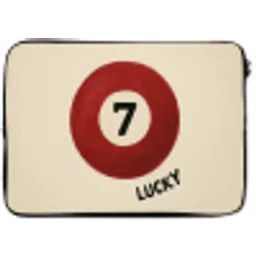 Cirkel - Zeven - Lucky - Rood laptophoes neopreen klein -zkaufland3dotto