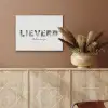 Lieverd - Lettercollage PET vilt klein -sfeer4
