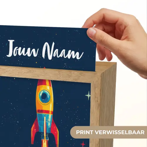 Raket - Rookwolken - Ruimte Light Box met kabel (Kinderlampje) klein -USP_websiteprintNL