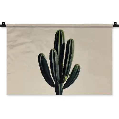 Cactus - Subtiel - Groen Wandkleed katoen klein -zz3d