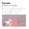 Bonjour - Stippen - Roze- Geel Muismat XXL klein -ysfeer5_duits