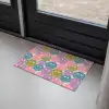 Patroon - Smiley - Kleurrijk - Hartjes Deurmat klein 898 -sfeer2