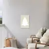 Japandi - Kerstboom - Beige - Kerstversiering Tuinposter op houten frame 2 cm dik klein -sfeer1