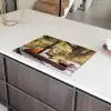 Picknick - Wijn - Kaasplankje Inductie beschermer vinyl 3mm klein -sfeer8