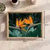 Paradijsvogel - Bloem - Exotisch Dienblad Rechthoek middel -USP_Formaat