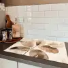 Sepia Bladstilleven Inductie beschermer vinyl 3mm klein -sfeer3