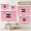 Yes fun - Groen - Roze - Stippen Wandkleed katoen klein -tsfeer8_DE