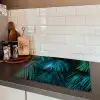 Inductie beschermer - Inductie afdekplaat - Tropical - Jungle - Bladeren - Groen Inductie beschermer vinyl 3mm groot -sfeer3