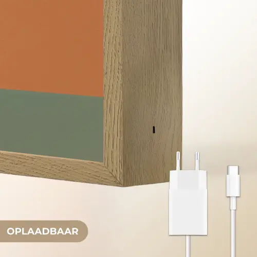 Donut - Spikkels - Kleurrijk - Quote Light Box met batterij (Wandlamp) middel -USP_websiteoplaadbaarNL