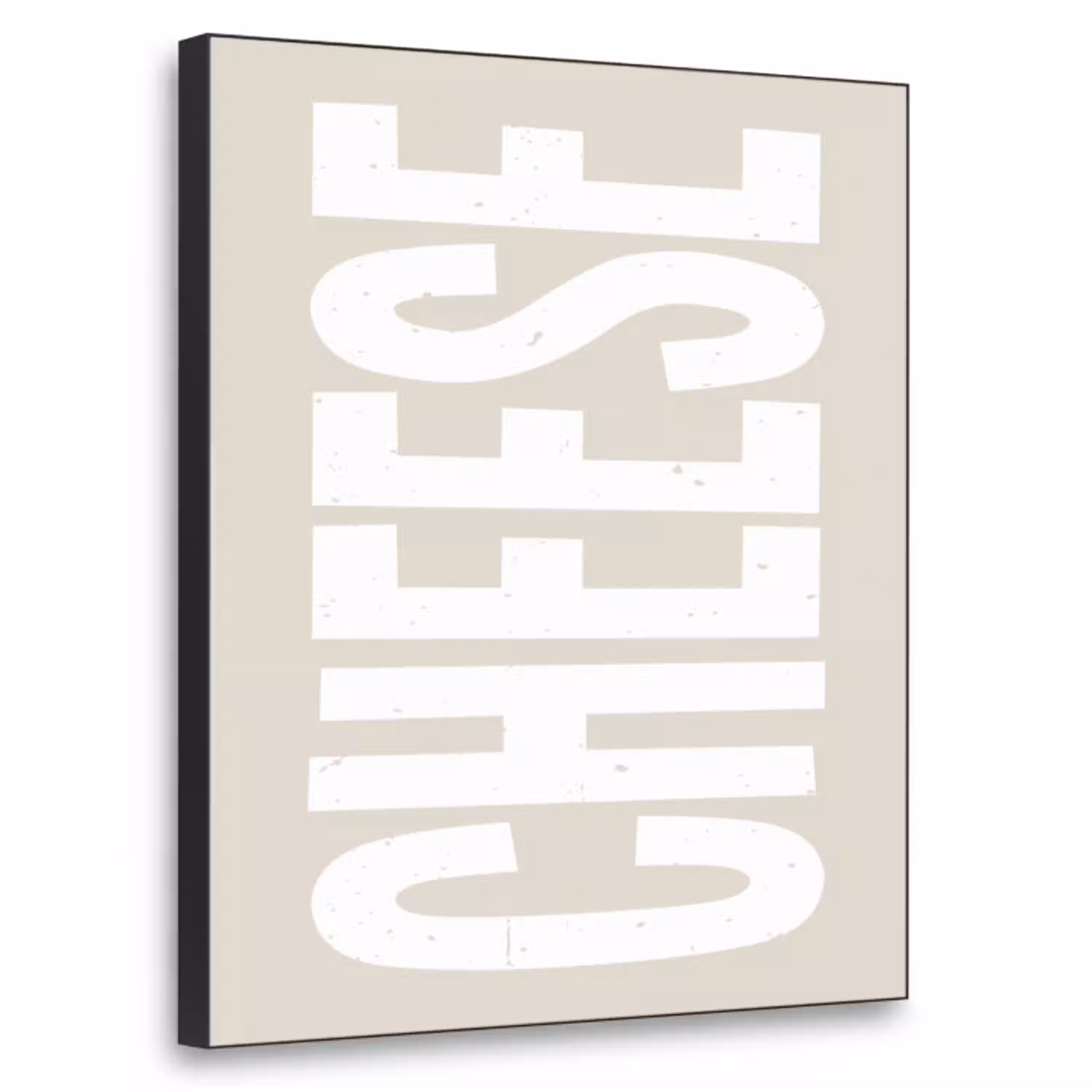 Food - Japandi - Cheese - Decoratie Textielframe - compleet frame klein -3d