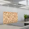 Terrazzo - Patroon - Kleurrijk - Oranje keuken achterwand spatscherm klein 900 -3d_schuin