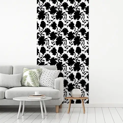 Bloemen -  Patroon - Decoratief fotobehang vinyl groot 64 -woonkamer
