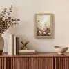 Olieverf - Bloemen - Kleurrijk - Natuur Light Box met kabel (Tafellamp) klein -sfeer2