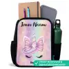 Eenhoorn - Glitters - Regenboog - Pastel Rugzak - Zwart middel -inhoud_NL
