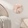 Marmer - Roze - Rosé Wandcirkel kunststof plaat 5mm dik klein -sfeer5