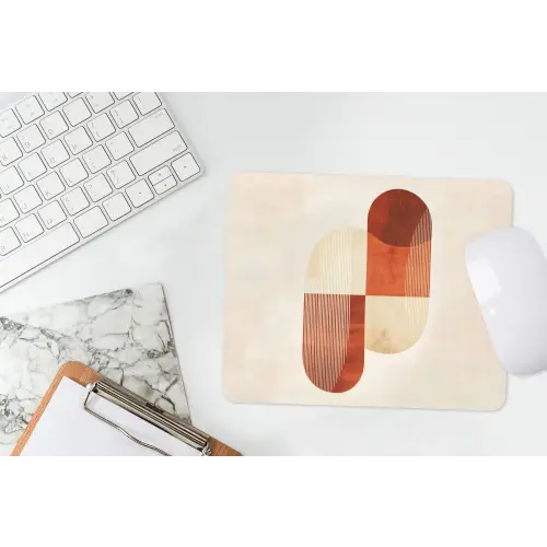 Bogen - Beige - Vormen muismat rubber klein -witbureau