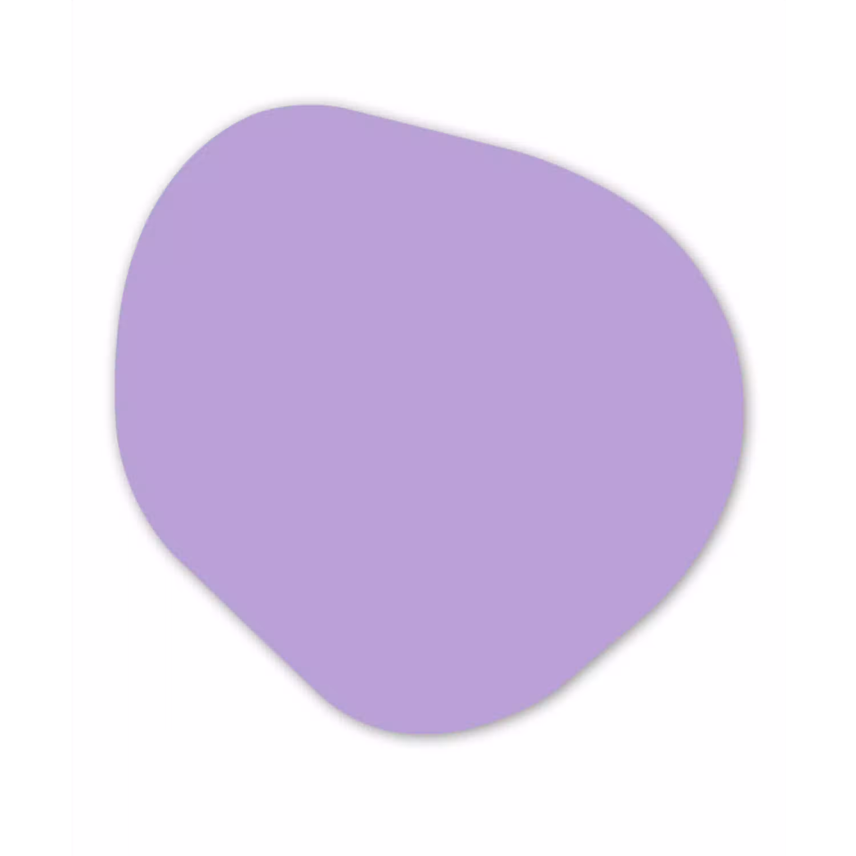Soft - Lavender - Paars Wandcirkel Organisch Forex 3mm klein 629 -3d