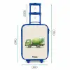 Betonmixer - Getekend - Groen Kinderkoffer - Blauw klein -productfoto_formaten