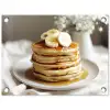 Pannenkoeken - Banaan - Siroop - Wit - Beige tuinposter los doek klein -3d