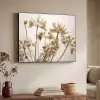 Droogbloemen - Beige - Wit - Planten Textielframe zwart klein -sfeer3