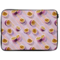 Passievrucht - Tropisch - Paars laptophoes neopreen klein 279 -zkaufland3dotto