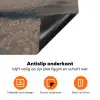 Glazenfles - Post - Zee - Zand Inductie beschermer vinyl 3mm klein -zzzzzzz-td-onderkant