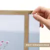 Klif - Bloemen - Zee - Roze Light Box met batterij (Wandlamp) middel -USP_websiteprintNL