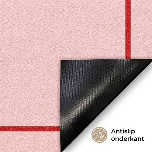 Welkom - Strik - Roze Deurmat klein -antislip_NL