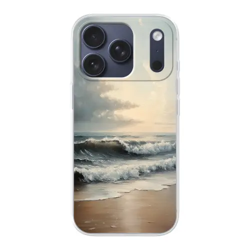 Strand - Zee - Zonsondergang Telefoonhoesje iPhone 17 Pro klein -3d