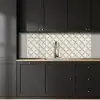 Grafisch - Patroon - Grijs keuken achterwand 2 middel 871 -sfeer1