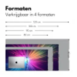 Abstract - Light - Burst - Modern - Colorful Muismat XXL klein -sfeer5