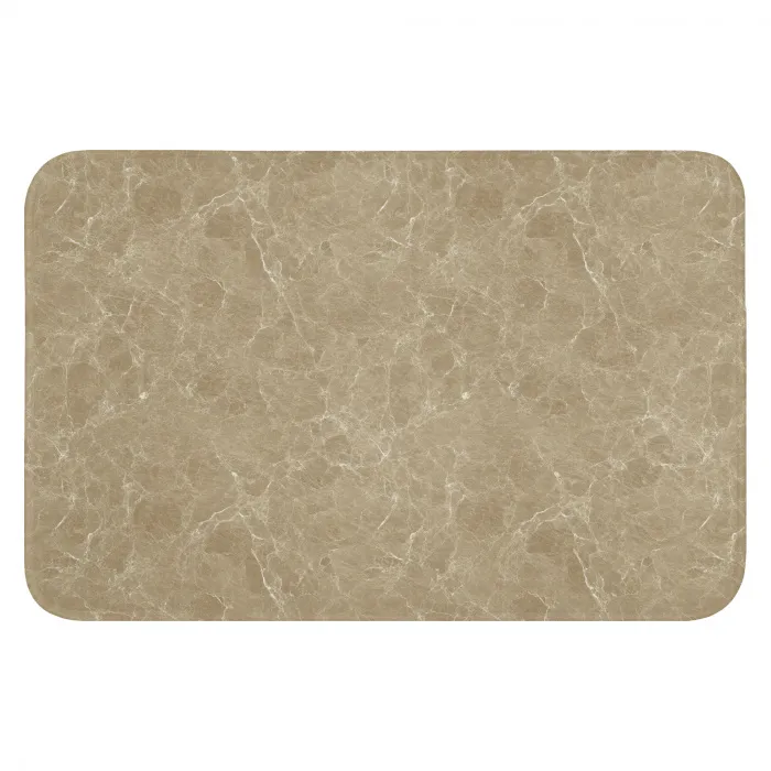 Beige - Marmer - Witte aders Badmat klein 997 -3d