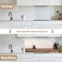 Windmolens - Landschap - Veld keuken achterwand 2 middel -voor-na_DE
