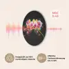 Orchidee - Graffiti - Kleurrijk - Bloemen - Abstract Akoestische PET Vilt - Rond klein -USP_DE