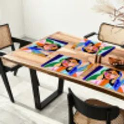 Portret - Vrouw - Modern Placemat vinyl groot -zzsfeer4_Kitchenyeah-website
